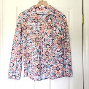 Vera Bradley Quarter Zip Sweatshirt - Enchanted Mandala